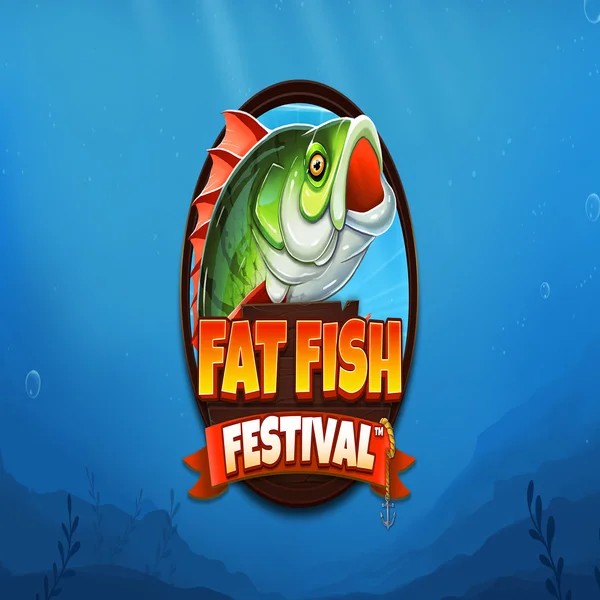 Fat Fish Festival slot logo by Wishbone Games at Roman Casino