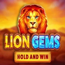 Logo of Lion Gems Hold and Win from Playson at Roman Casino