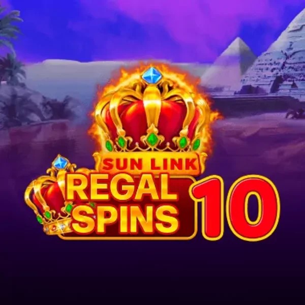 Regal Spins 10 slot logo by PatePlay at Roman Casino
